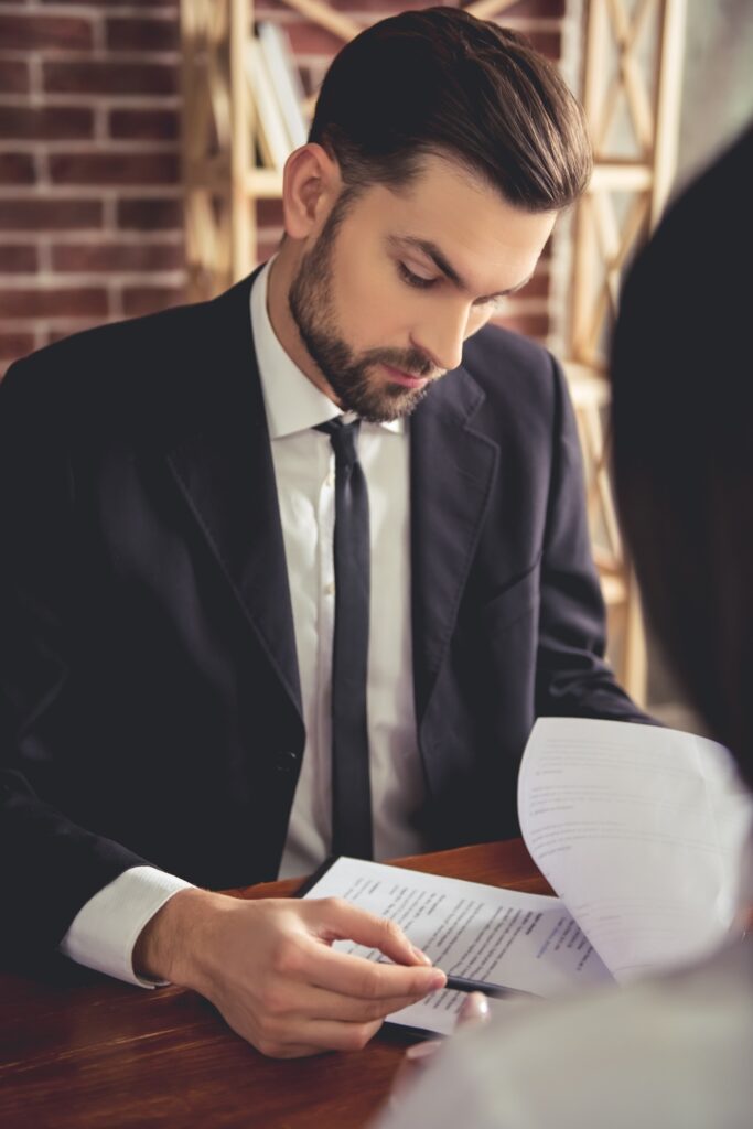 At the job interview